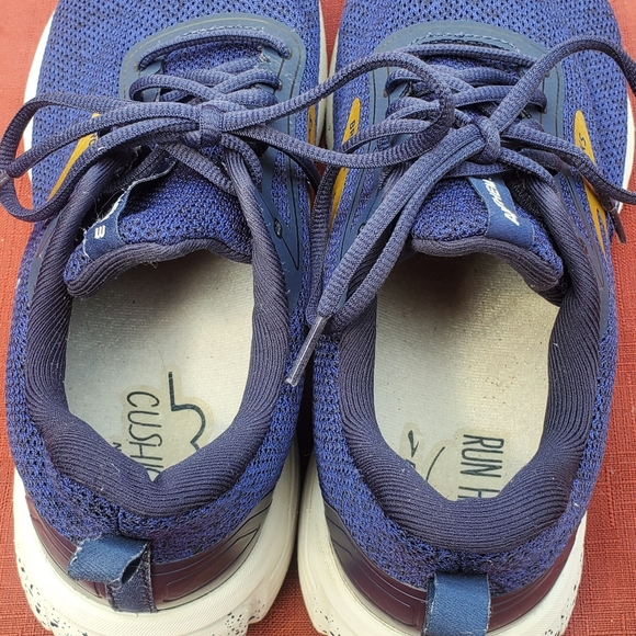 Men's Brooks Anthem 3 Navy/Grey/Gold Running Shoe Size 10 D (M) - Picture 8 of 11